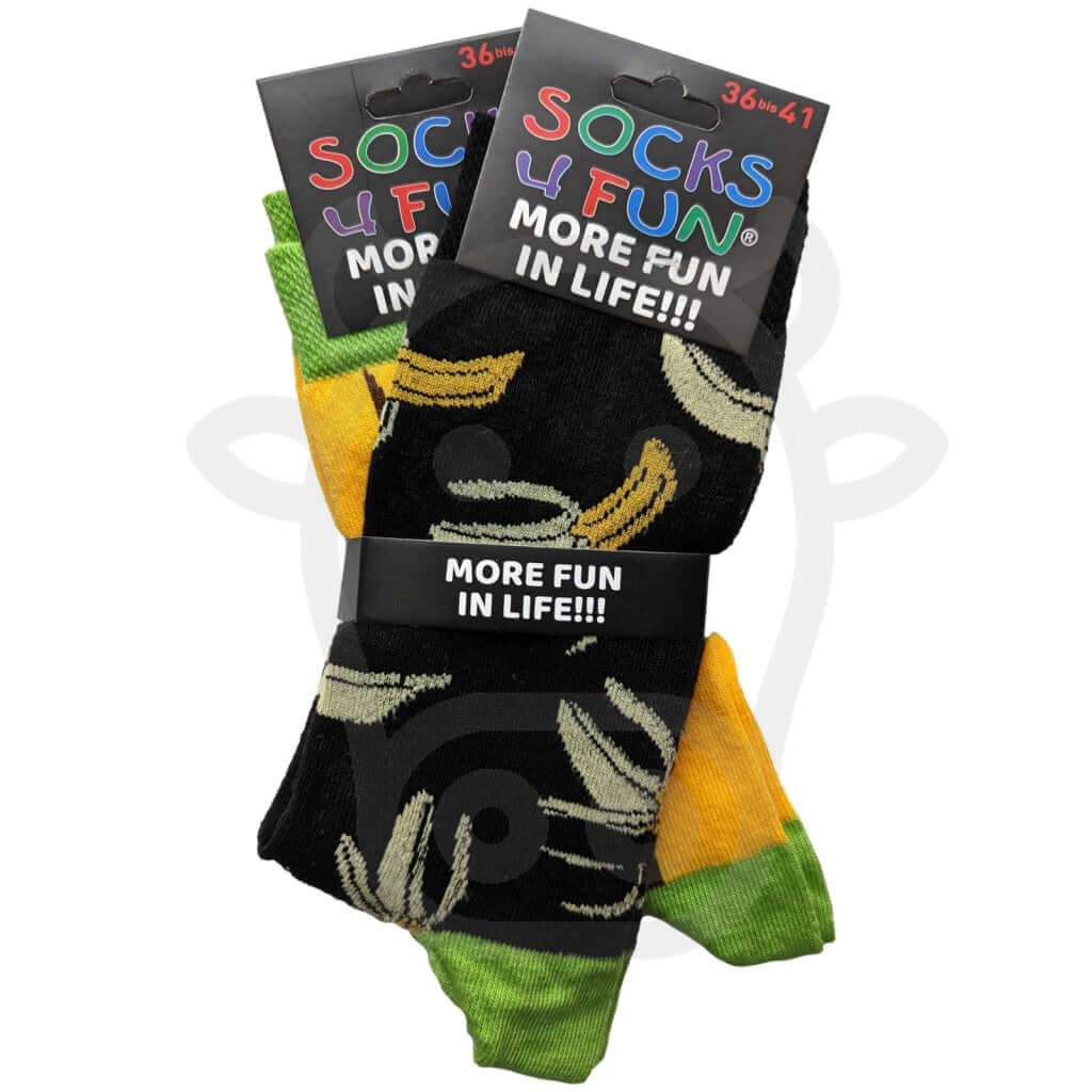 Chaussettes Bananes - Lot De 2 Paires 36/41