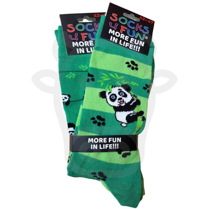 Chaussettes Panda Feuilles De Bambou - Lot 2 Paires